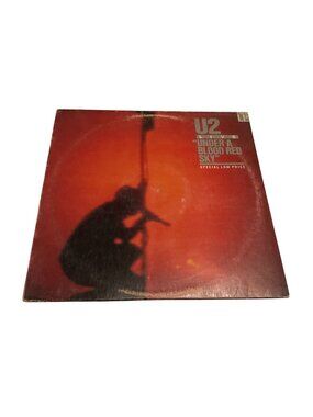 U2 Live Vinyl Record "Under A Blood Red Sky" Mini LP 1983 Island Records
